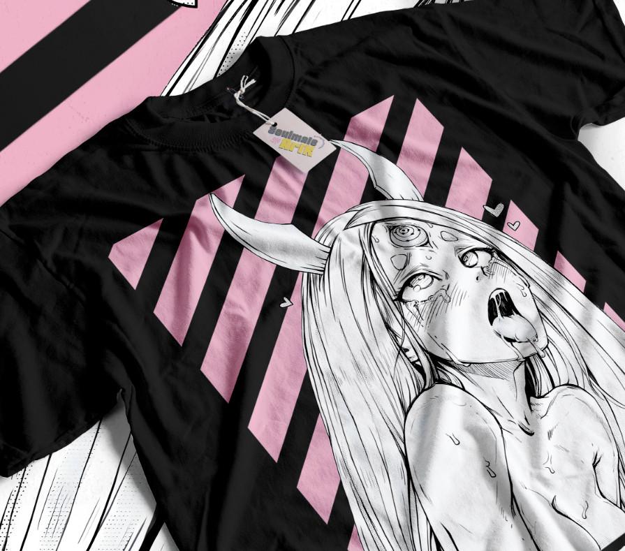 Waifu Material Anime T-shirt Aesthetic Kawaii Otaku Manga Woman Unisex Soft Tee L
