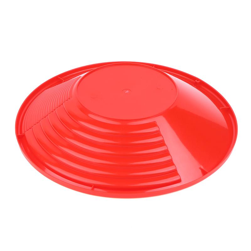 Plastic Gold Pan With Riffle Design Ergonomic Gold Panning Tool For Gold Mining Metal Detect Outdoor Wash Gold Panning Equipment