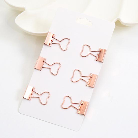 6Pcs Metal Paper Clips Cute Animal Shape Binder Clamps for School Office Colorful Document Photo Holders