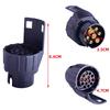7-13 pin plug trailer electric adapter towing rod towing socket
