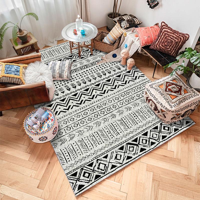 

Moroccan Ethnic Style Carpet Living Room Bedroom Bedside Carpet Coffee Table Sofa Large Carpet 80 * 120cm