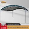 Heavy-Duty Outdoor Tarp Tent with Sun & Rain Protection