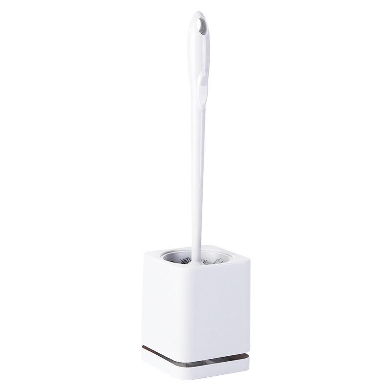 Multifunctional Soft-Bristle Toilet Brush with Long Handle & Base