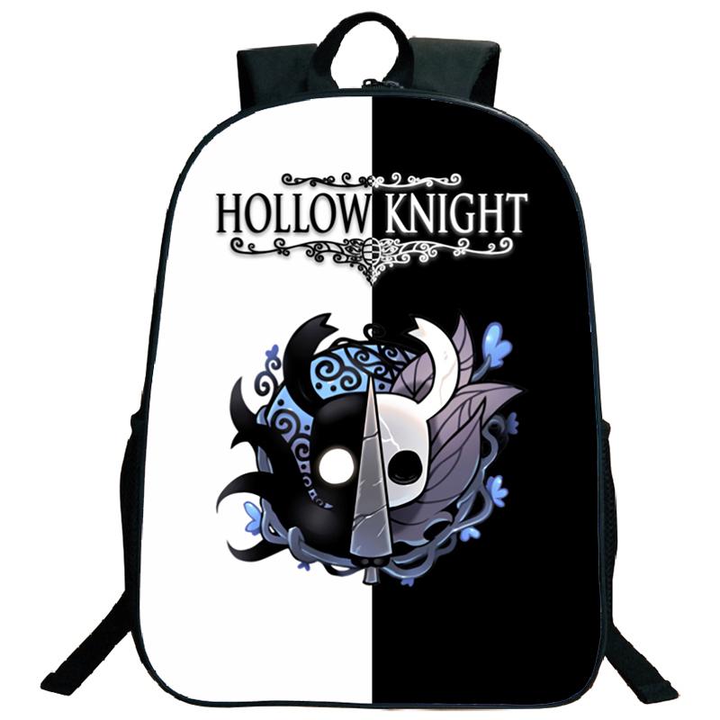 Hollow Knight Backpacks Hot Game Lightweight Laptop Teens School Bags Women Girls Capacity Cartoon Travel Mochilas