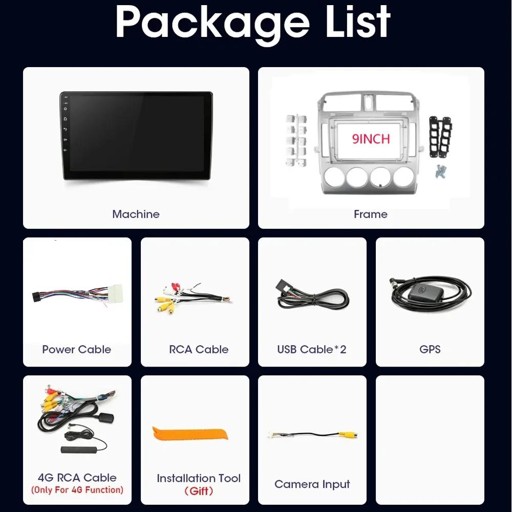 For KIA Carnival 2002-2006 Car Multimedia Radio Wireless Carplay Navigation GPS WIFI 4G Android 12 Stereo Video Player Head Unit