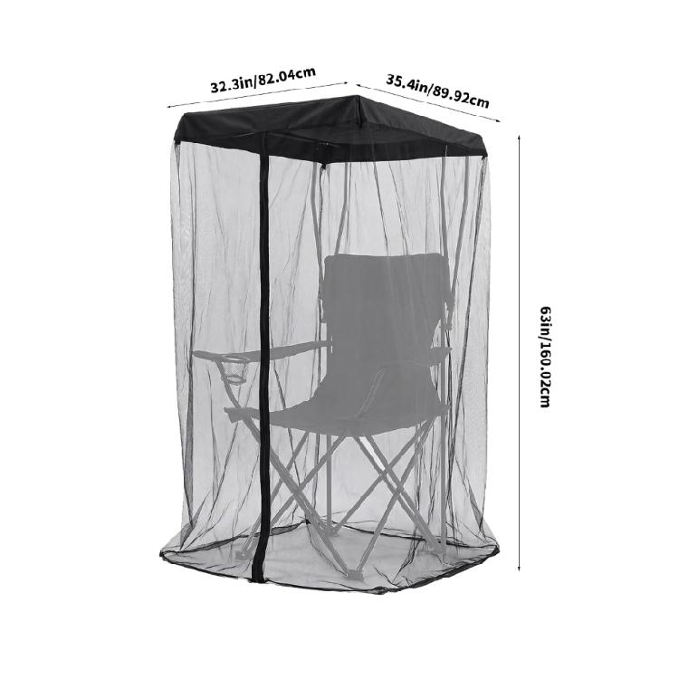 Outdoor Swing Sun Protecting Cover Camping Fishing Chair Mosquitoes Net Tent For Patios Chair Anti-mosquitoes Sunshades