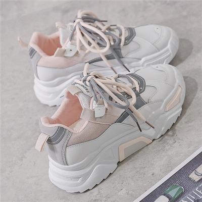 Μοντέρνα Γυναικεία Χοντρά Αθλητικά Παπούτσια Μοντέρνα Γυναικεία Παπούτσια Πλατφόρμα Με Δέσιμο Αεριζόμενα Αεριζόμενα Βουλκανισμένα Παπούτσια Γυναικεία Αθλητικά Παπούτσια Παπούτσια του Μπαμπά