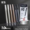 M&G 0.5mm Black Gel Pens, Bullet Tip, 10-Pack