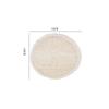 5pcs/pack Exfoliating Loofah Pads Scrubbing Travel Spa Loofah Natural Luffa Facial Body Skin Care Scrubber Bathroom Accessories