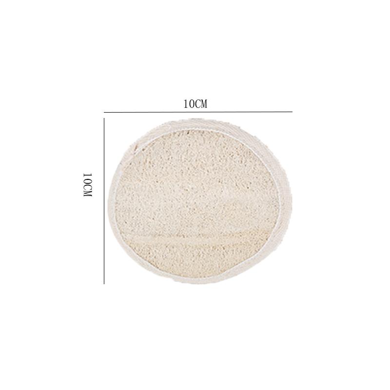 5pcs/pack Exfoliating Loofah Pads Scrubbing Travel Spa Loofah Natural Luffa Facial Body Skin Care Scrubber Bathroom Accessories