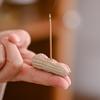 Creative Ceramic Peanut Incense Holder for Home and Office
