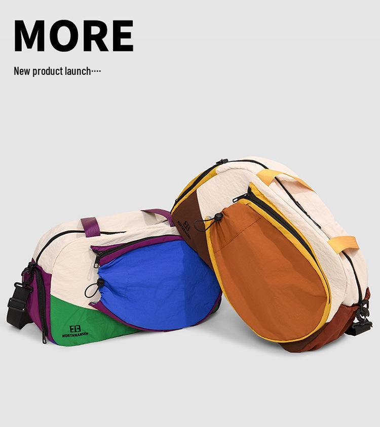 Nylon Large-Capacity Gym & Travel Bag with Wet-Dry Separation