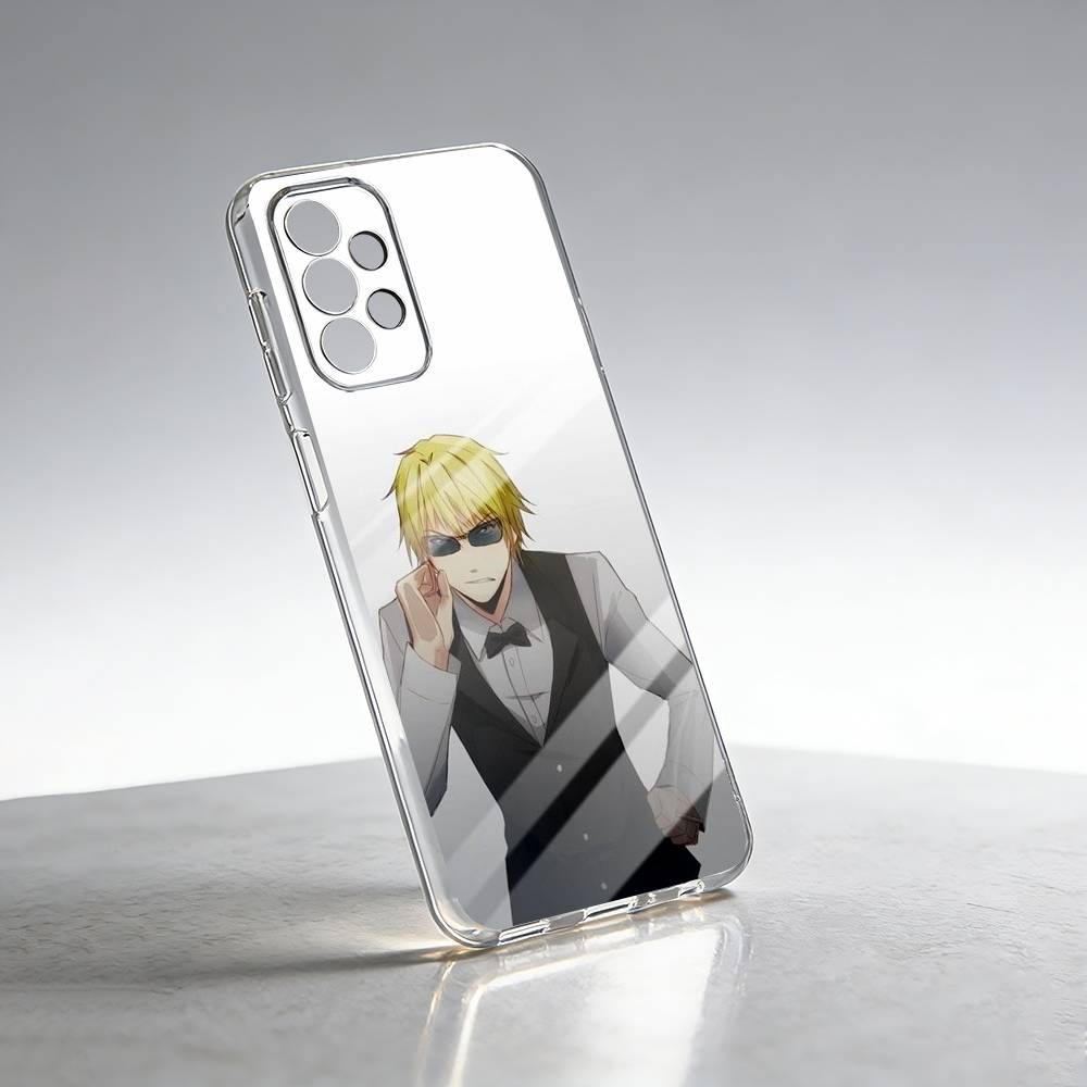 Anime DuRaRaRa Shizuo-O Heiwajima Phone Case Transparent Silicone Soft For Samsung S25,S24,S21,S22,S23,S30,Ultra,S20,Plus,Fe