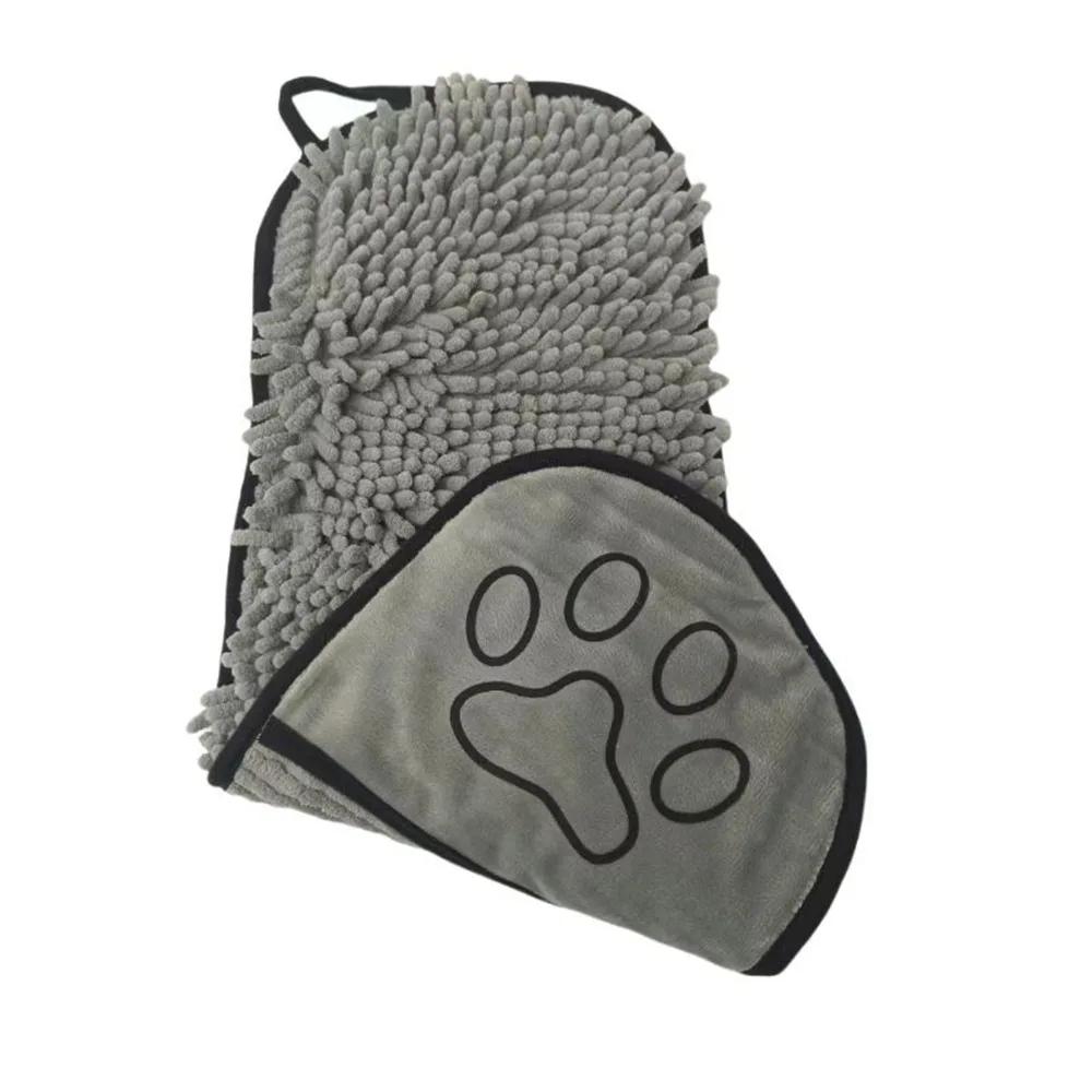 Super Absorbent Pet Bath Towel Quick-drying Cat Towels Convenient Soft Bath Robe Dry Pet Cleaning Washcloth Dog Accessories
