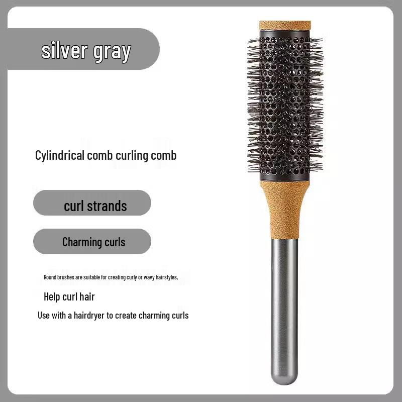 

Салонная профессиональная щетка для завивки из щетины кабана: Термостойкая деревянная круглая бочка для длинных, прямых или вьющихся волос