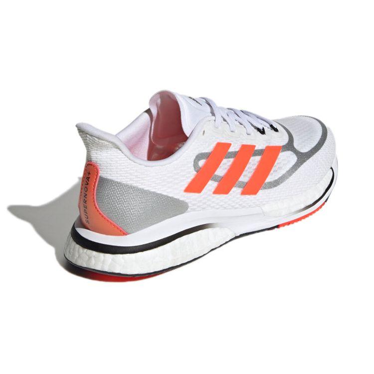 Adidas Supernova+ White Solar Red Women Sneakers Cloud-White Core-Black FY2860
