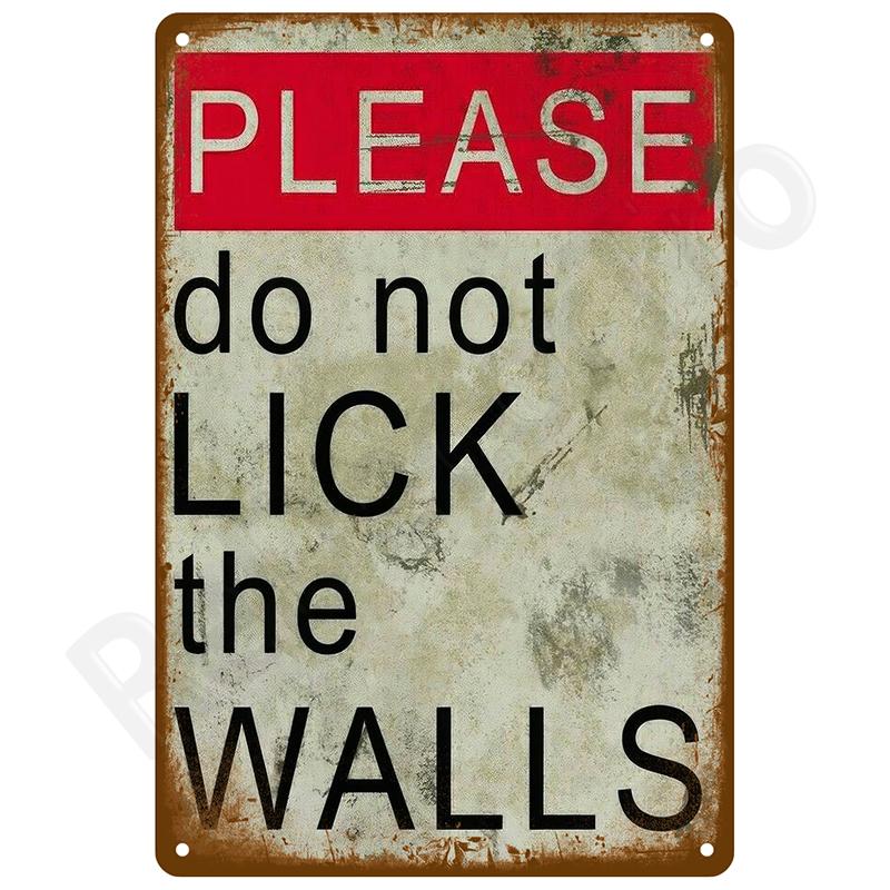 Retro Wall Art Tin Sign Interior Outdoor Aesthetic Room Vintage Home Decor Items Decoration Luxury Metal Sign Poster Plates Bar