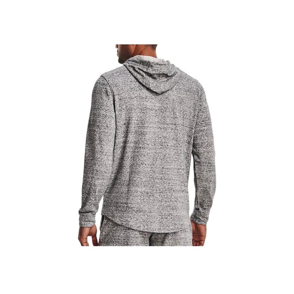 Under Armour Project Rock Hardest Worker Terry Hoodie Men Grey 1370458-112