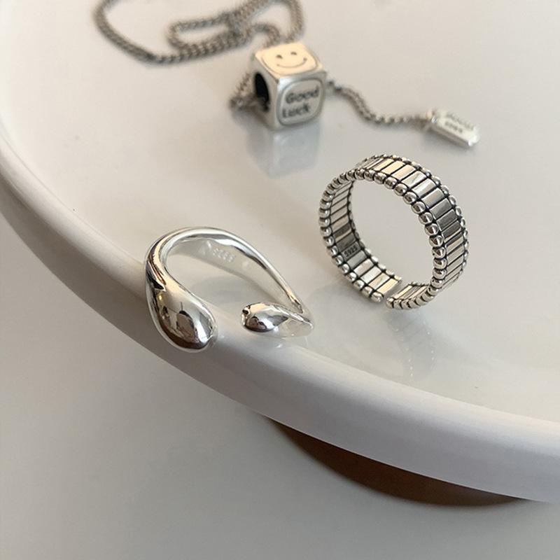 Irregular Trendsetting Geometric Ring For Women Fashionable And Adjustable Wear Copper