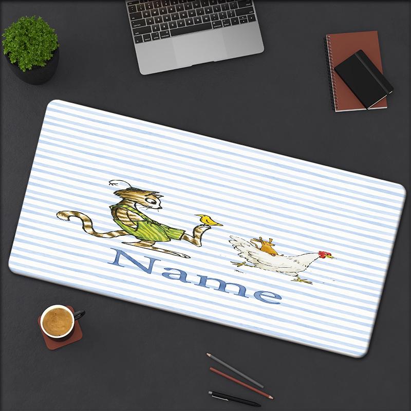 Custom Name Pettson Findus Theme Mouse Pad Non Slip Rubber Base Multifunctional Office Home Decor Perfect For Workspace Personalization