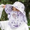 Women's Breathable Anti-UV Sun Hat with Large Brim, Face & Neck Protection - Perfect for Cycling, Outing, Tea Picking & Summer Activities