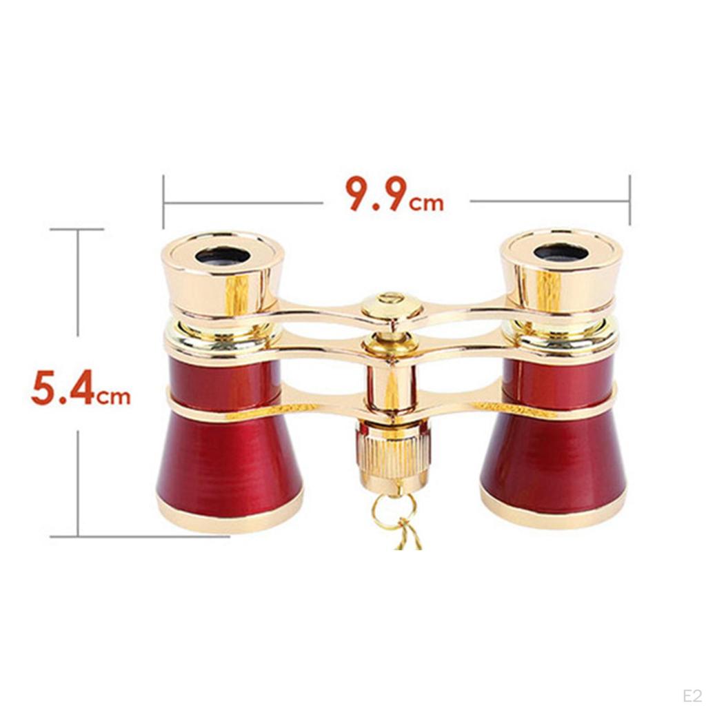 Compact Theater Binoculars 3x25 for Outdoor Activities