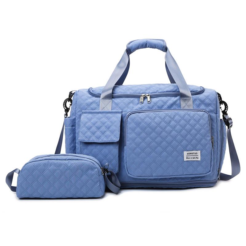 New travel bag dry and wet separation fitness bag large capacity yoga bag sports tote bag shoulder messenger bag