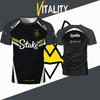 CS2 Uniformă Echipă Club Esports Vitality ZywOo Casual Respirabil Costum de Antrenament Tricouri cu Mânecă Scurtă Personalizate pentru Fani Bărbați și Femei