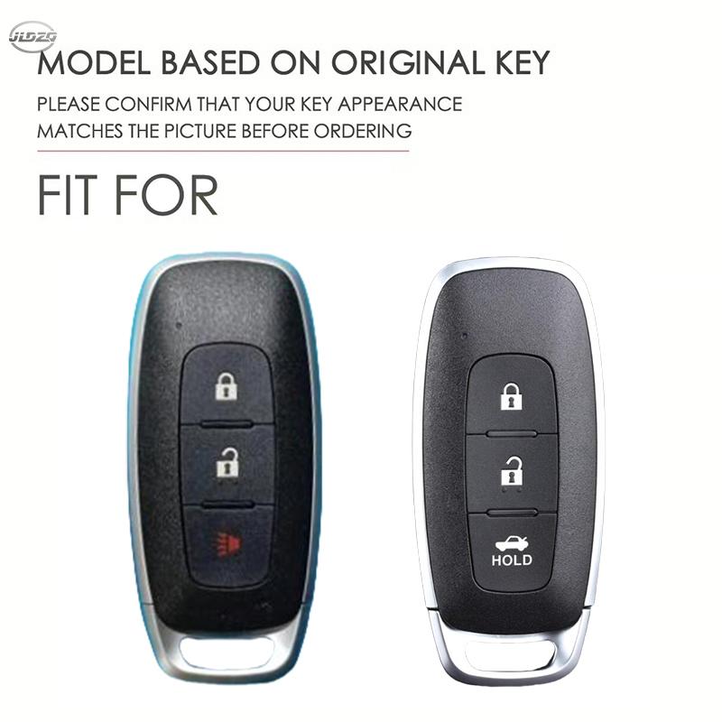 3 Buttons Remote Car Shell For Nissan X-Trail T33 Qashqai J12 Teana Altima Ariya Silicone Key Case Cover Holder
