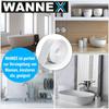 WANNEX Taśma uszczelniająca do wanny Taśma uszczelniająca Łazienka Wanna Prysznic samoprzylepna 5m