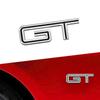 1Pc GT Logo 3D Chrome Metal Car Rear Trunk Logo Decal Badge Sticker For Mustang Shelby GT GT500 GT350 Car Styling Accessories