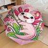 1pc Axolotl Flowers Pattern Umbrella Design Automatic Opening and Closing Umbrella, High-quality Travel Umbrella,  C1128272