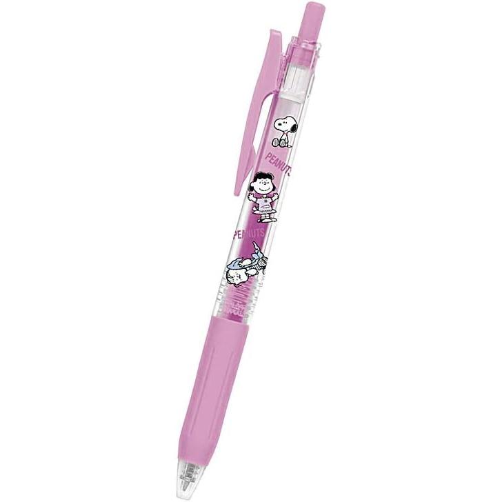 Snoopy [Color Ballpoint Pen] Sarasa Clip 0.5/Milk Purple Peanut