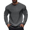 DICIFY Men's Fashion Casual Autumn Winter Long Sleeve O-Neck Blouses & Shirts