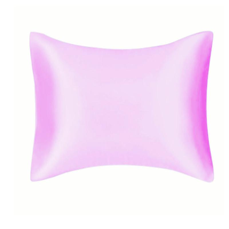 Ice Silk Imitation Pillowcase - Stain Resistant, Thickened, Pair Pack, Free Shipping