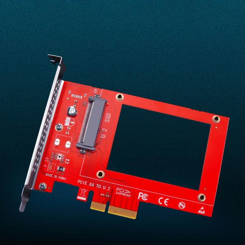 U.2 To PCIE 4 Pansion Card PCIe 4 To .2  Card SF8639 PCI for Press GEN3 4 Computer Hard Drive SSD Converter