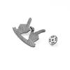Fashion Finger Gesture Brooch WHATEVER FOREVER Slogan Enamel Pins Backpack Denim Lapel Badge Metal Icon Jewelry Gift For Friends