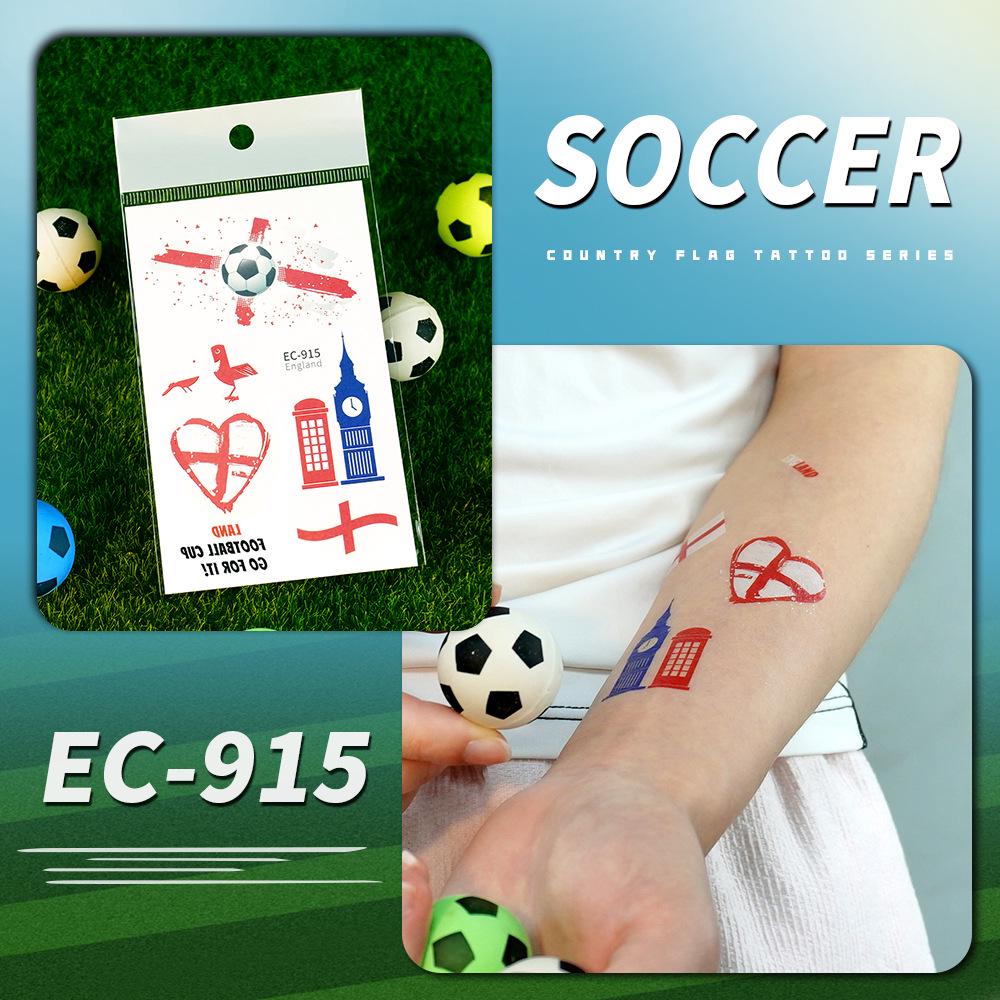 Ruikalong USA Canada Mexico Flag Waterproof World Cup Tattoo Stickers