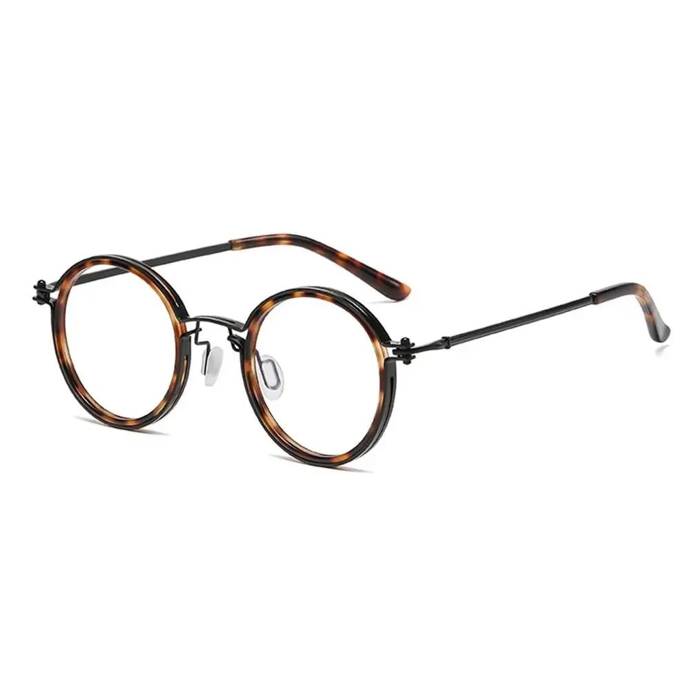 

Fashion Style Alloy Optical Prescription Lenses Glasses Frame Men s Anti Blue Light Clear Lens Eyeglasses Vintage Style Casual Metal Material Frame