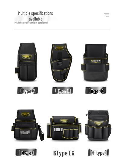 Langlebiger Elektriker Werkzeuggürtel: Multifunktionale Canvas-Hüfttasche für tragbare Aufbewahrung