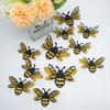 12pcs DIY 3D Bee Wall Stickers Paper Simulation Bee Decoration Small Bee Wall Painting  Wedding
