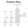 DIY Manual Sausage Stuffer Kit - Hand Operated Sausage Filler Maker for Home Made Sausages Cooking Accessories