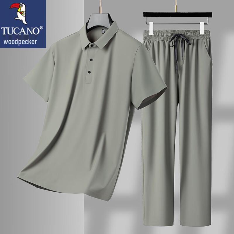 

TUCANO Men s Summer Casual Short Sleeve Sportswear Set 190