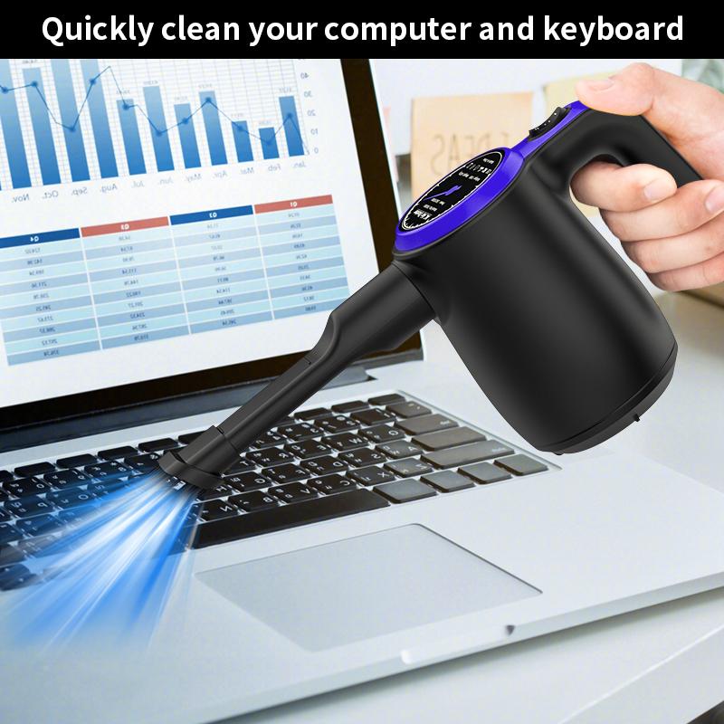 ATENGE Electric Compressed Air Duster 500W Air Blower Computer Keyboard Cleaning, Handheld Computer PC Duster Cleaner