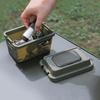 Outdoor Tissue Case Desktop Napkin Paper Storage Box Portable 1.1L Camping Picnic Seasoning Bottle Organizer Sundries Bucket