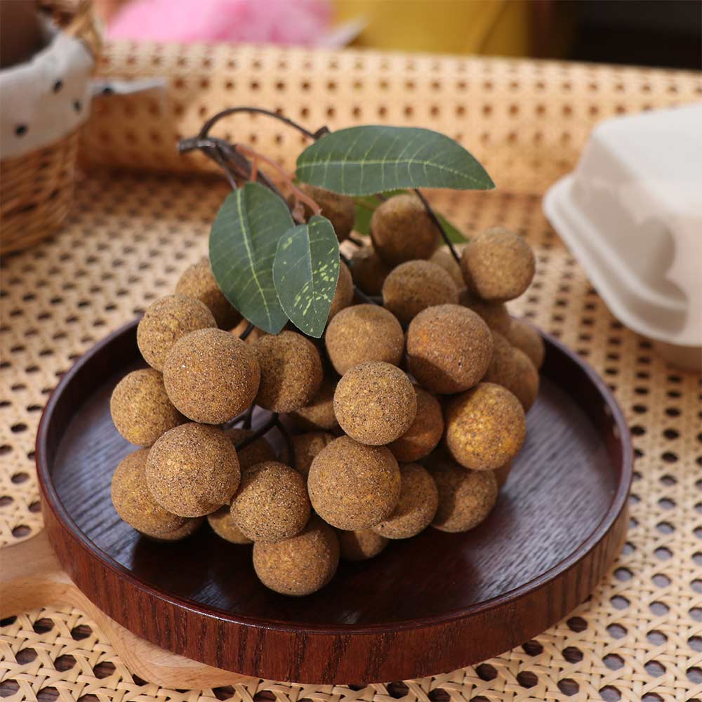Lifelike Simulation Longan Handicrafts Foam Longan Model Fruit Model Flower Arrangement