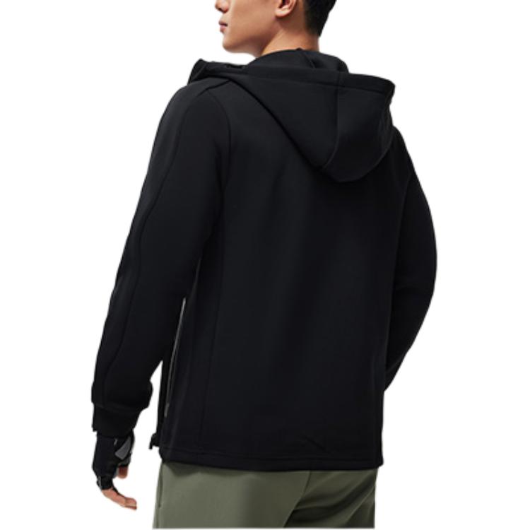 Li Ning Fitness Serie Sweatshirt Herren Schwarz AWDU067-1