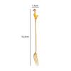 Creative Cartoon Animal Floral Spoon & Fork, Mirror Polished 304 Stainless Steel Dessert Coffee Stirrer