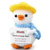 Positive Potato Desk Accessories Crochet Ornament Kawaii Woven Figurine Desktop Offices Accessories Gift for Children Room Decor