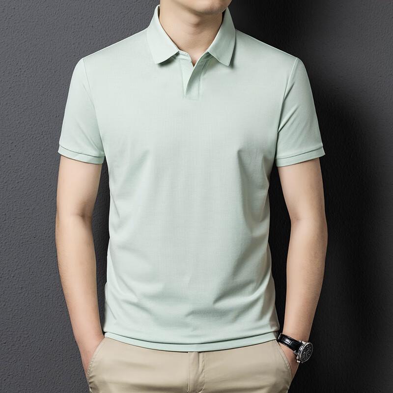 Yiliteng Men's Summer Waffle Polo Shirt YTMTST6013